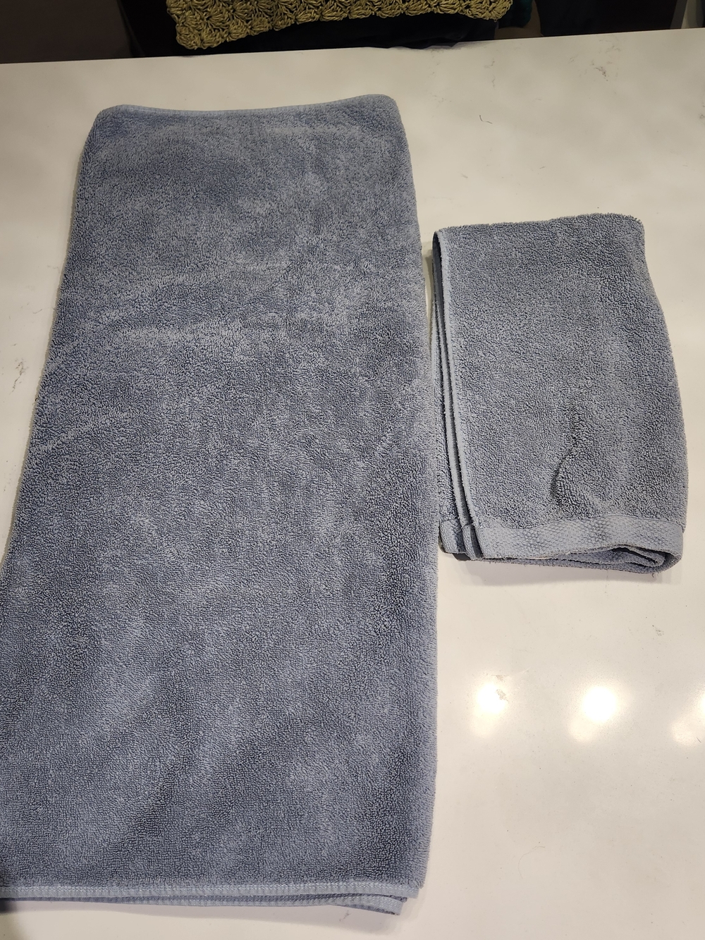 Casaluna Set Of Hand and Bath Towel Blue